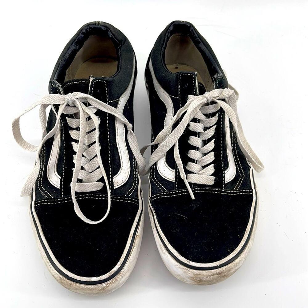 VANS Old Skool low top suede canvas skateboard skater sneakers sz 9